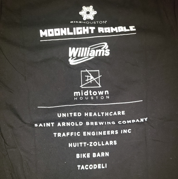 Small Black Glow In The Dark Moonlight T-Shirt - Picture 4 of 4